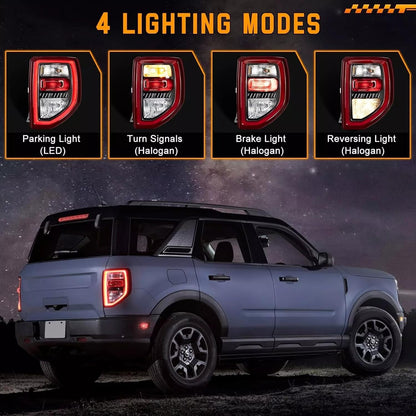 ya 7 8.24 baidi LED Rear Tail Light Brake Lamp For 2021-2023 for Ford Bronco Sport RH Passenger Side