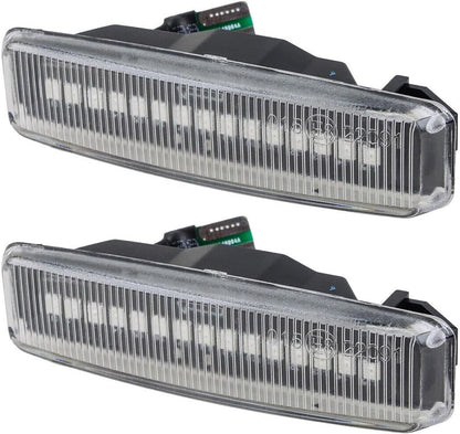 ya 4 8.14 Clear lens LED dynamic side signal marker indicator light fits for BMW 5 E39 ww @