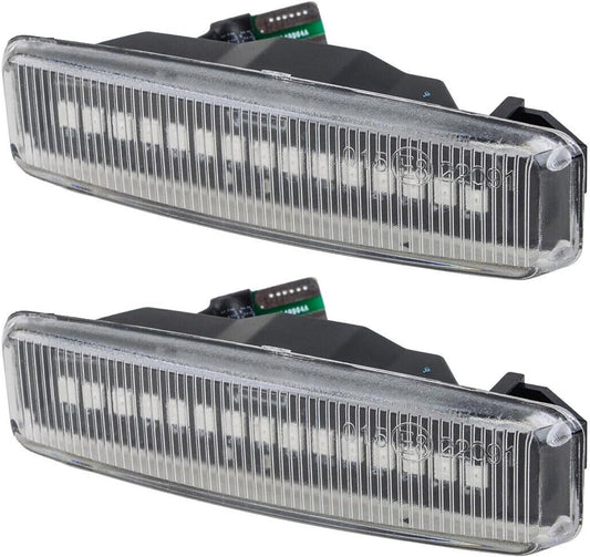 ya 4 8.14 Clear lens LED dynamic side signal marker indicator light fits for BMW 5 E39 ww @