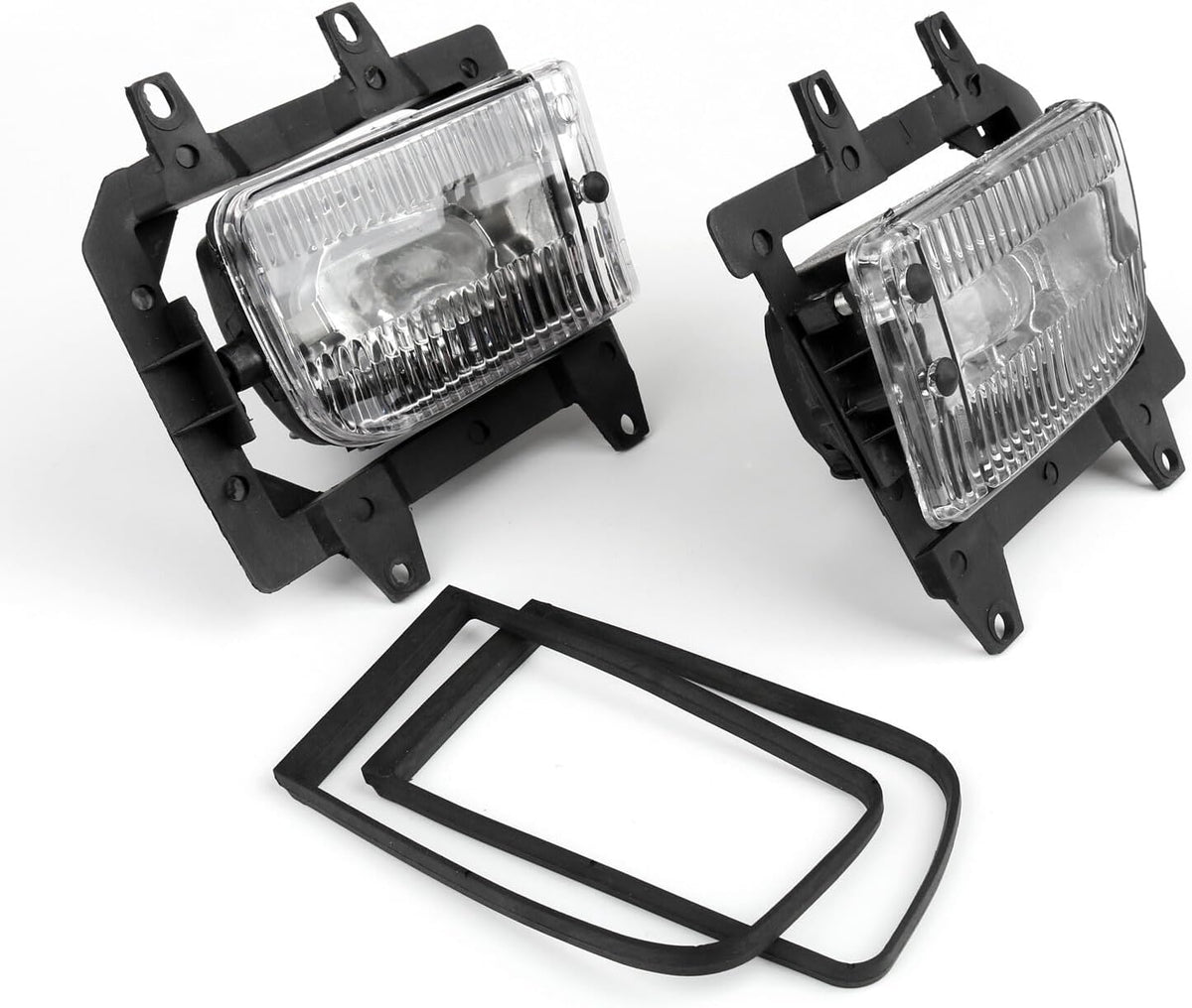 ya 10 9.16 zhengce Sedan Front Bumper Clear Plastic Lens Fog Lights For 85-93 E30 3- .A1