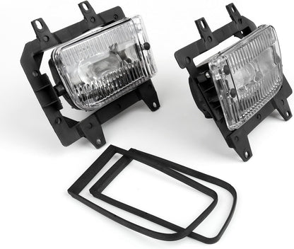ya 10 9.16 zhengce Sedan Front Bumper Clear Plastic Lens Fog Lights For 85-93 E30 3- .A1