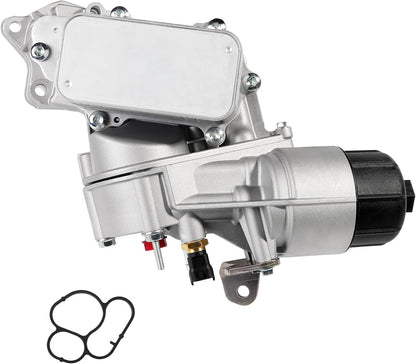 ya 4 8.8 Oil Cooler Filter Housing for Jeep for Grand Cherokee 14-2019 68525212AA Aluminum