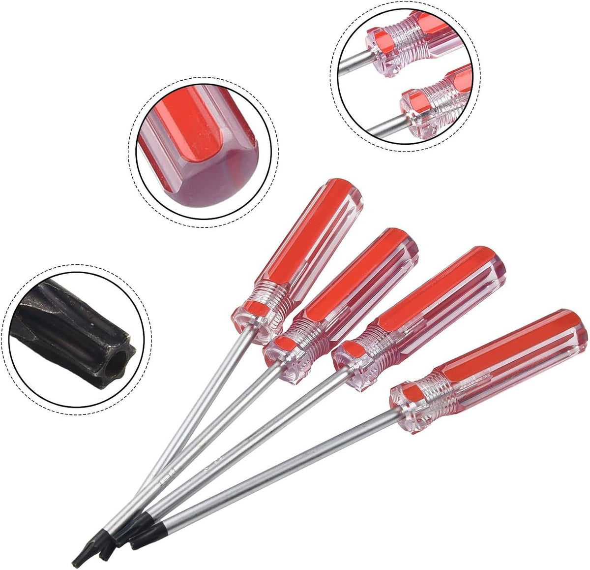 ya 26 10.21 baidi 5pcs Torx-Screwdriver Set Magnetic-Torx Star Bit Driver For Repairing Tools