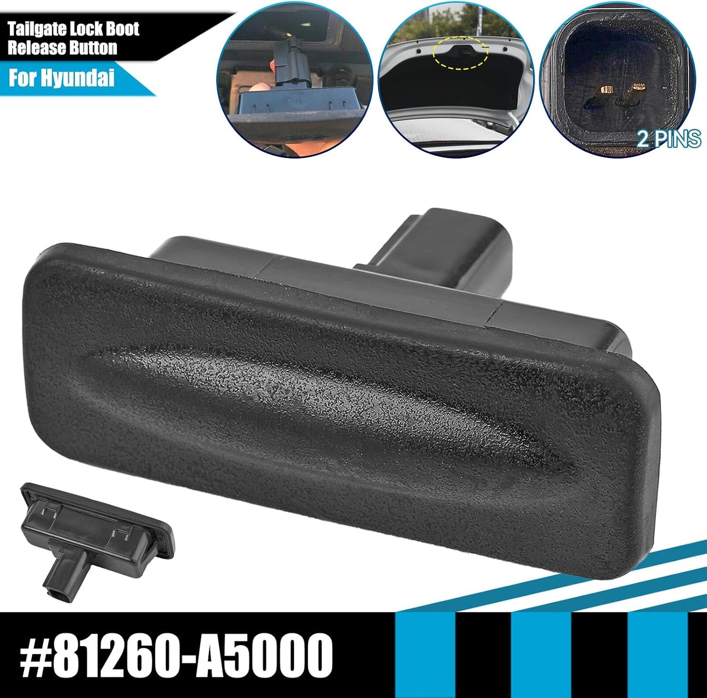 ya 7 8.24 baidi Trunk Tailgate Button Release Boot Lid Switch for Hyundai I30 GD Hatchback 12-17