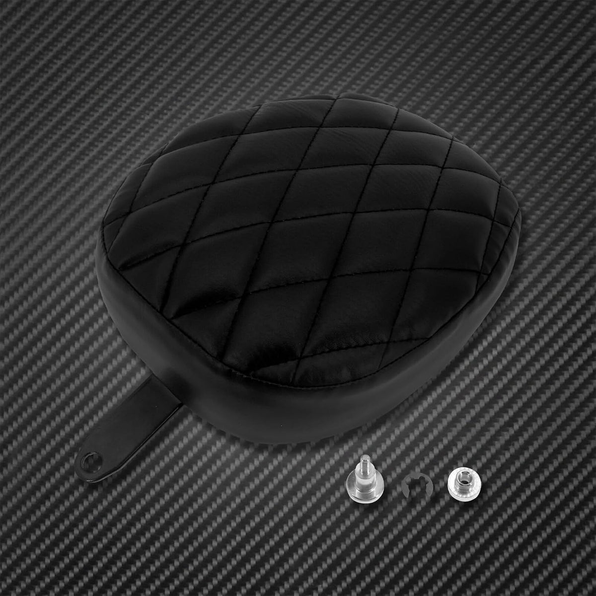 ya 4 8.8.2 Rear Passenger Pillion Pad for SEAT Diamond Fit for Harley Sportster 72 48 2010-2015