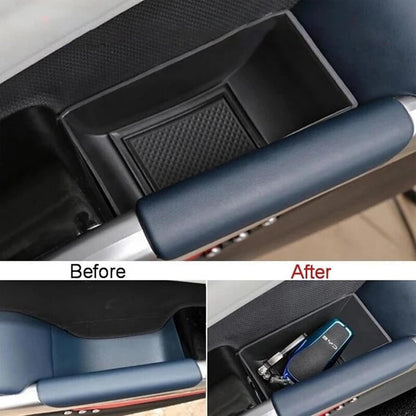 ya 4 8.24 baidi for BYD Atto 3 Yuan Plus 2022-24 Car Interior Rear Side Door Armrest Storage Box
