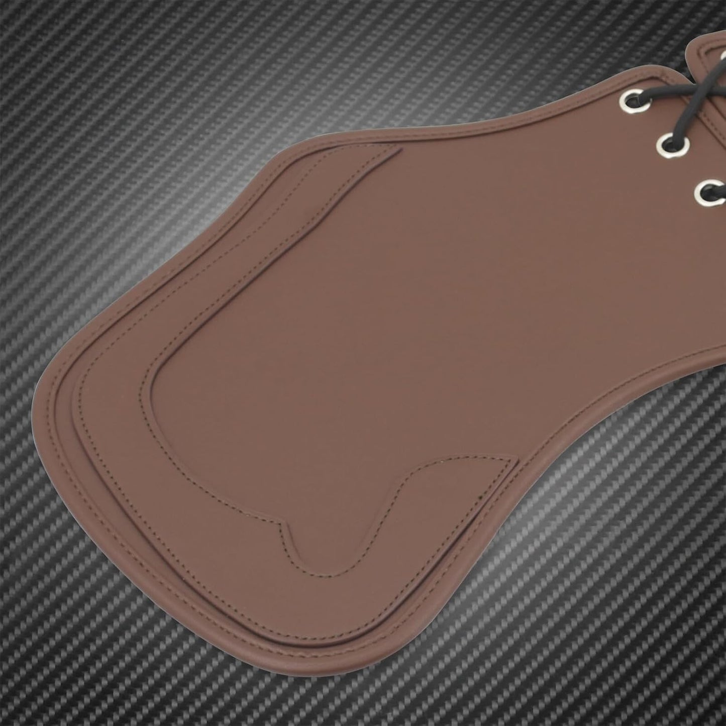ya 7 8.24 baidi Brown Leather Heat Saddle Shield Deflector Cushion Fit for Harley Sportster Dyna