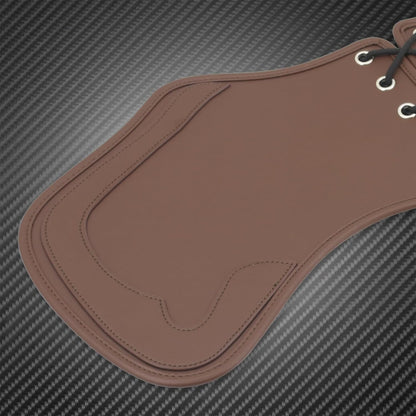ya 7 8.24 baidi Brown Leather Heat Saddle Shield Deflector Cushion Fit for Harley Sportster Dyna