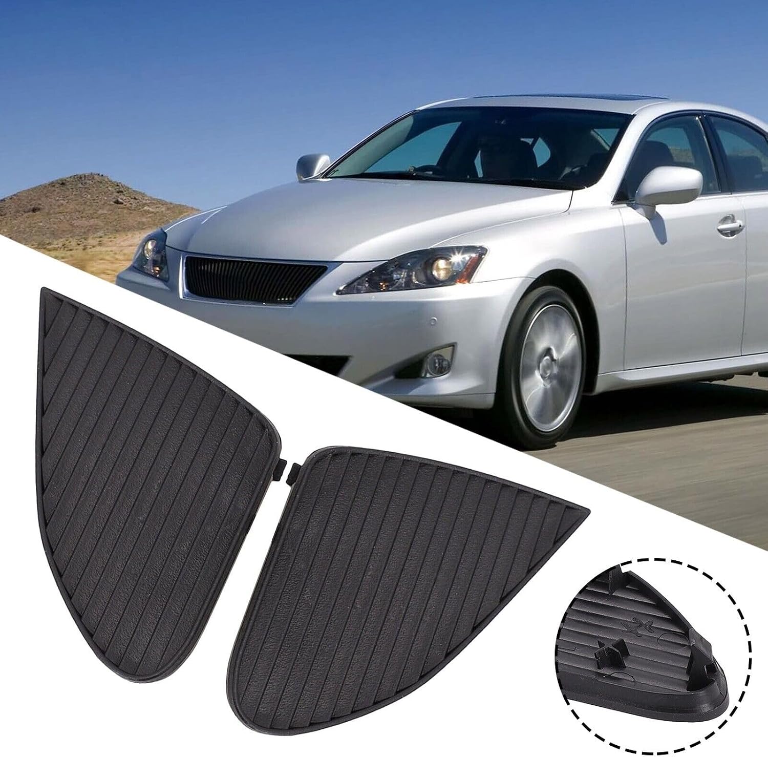 ya 4 8.8 High reliability fog lamp decoration set suitable for Lexus IS250 IS350 2009 2011