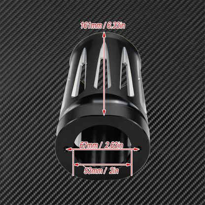 ya 28 10.13 zhengce CNC Chrome Fork Boot Slider Cover Fit for Harley Touring Glide FLHX 1984-20