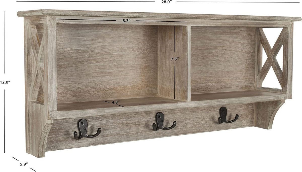 ya 26 10.21 baidi Home Collection Freya Wall Mounted Stora Rack