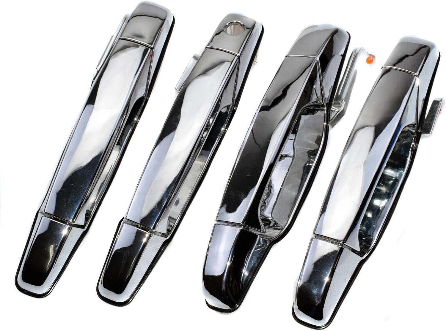ya 2 8.15 4-Piece Set Exterior Door Handle Chrome FL FR RL RR for Chevrolet for GMC for Cadillac 2007-13