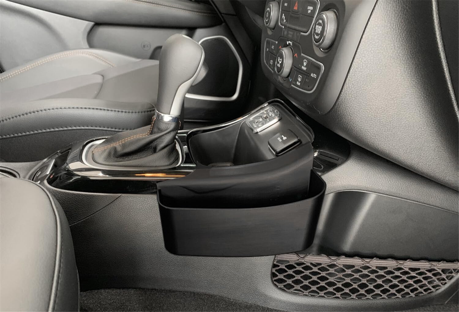 ya 8 8.24 baidi Shifter Storage Box for Jeep Compass Accessories 2017-2021 Interior Organizer