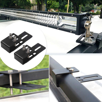 ya 26 10.21 baidi Adjustable LED Light Bar Roof Rack Mount for Vehicles Hassle Installation