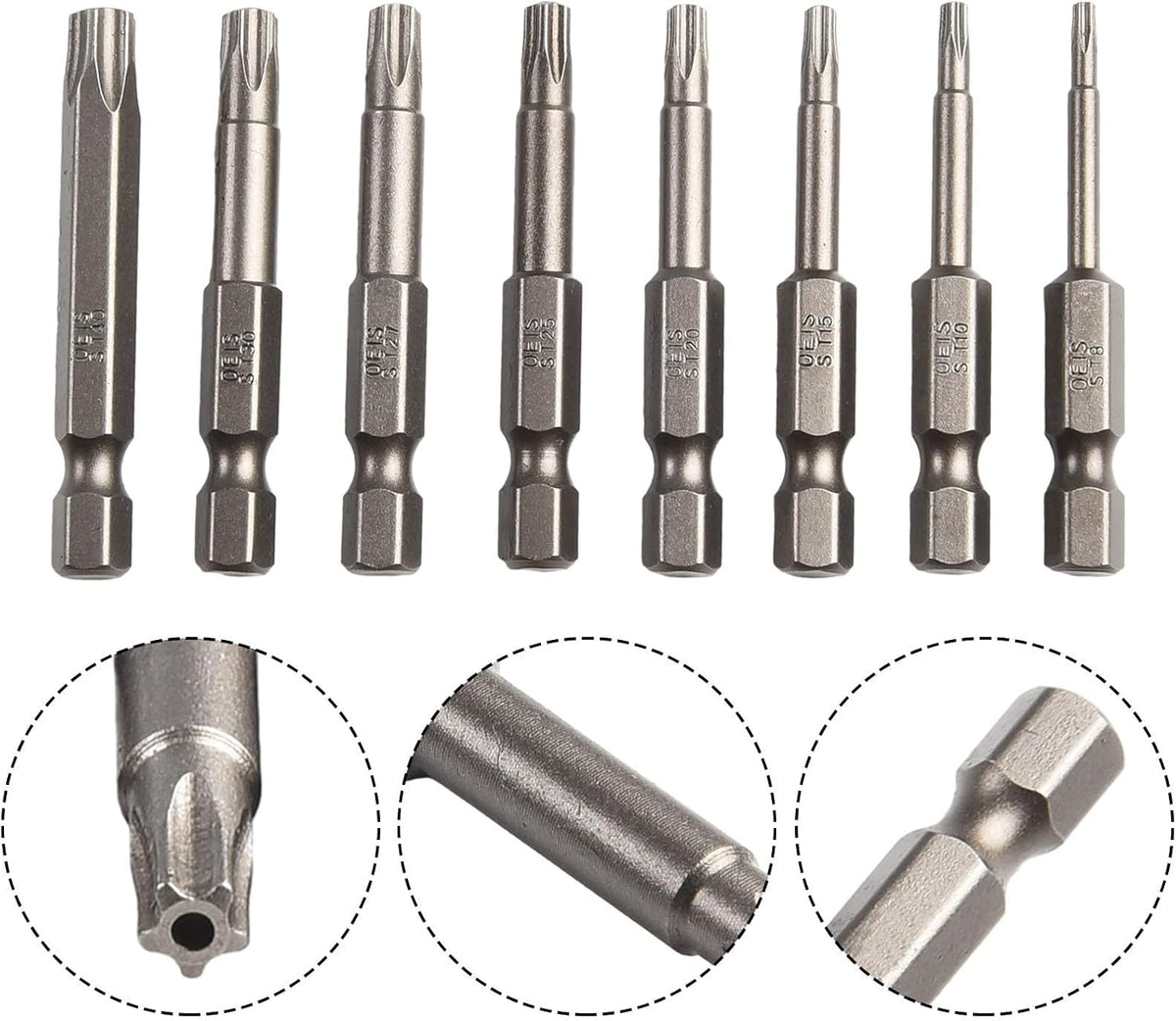 ya 26 10.21 baidi Conveniently Designed 8Pcs Hex Shank For Torx Screwdriver Bits for Easy Use