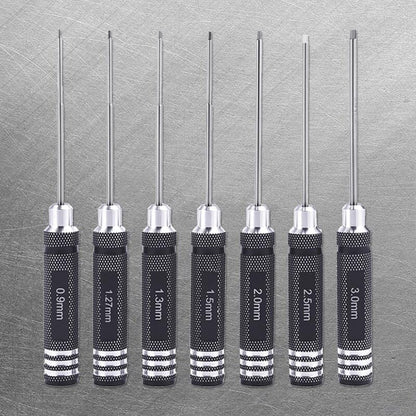 ya 26 10.21 baidi 7 Pcs Screwdriver Tool Set Aluminum Alloy Screwdriver with Handle