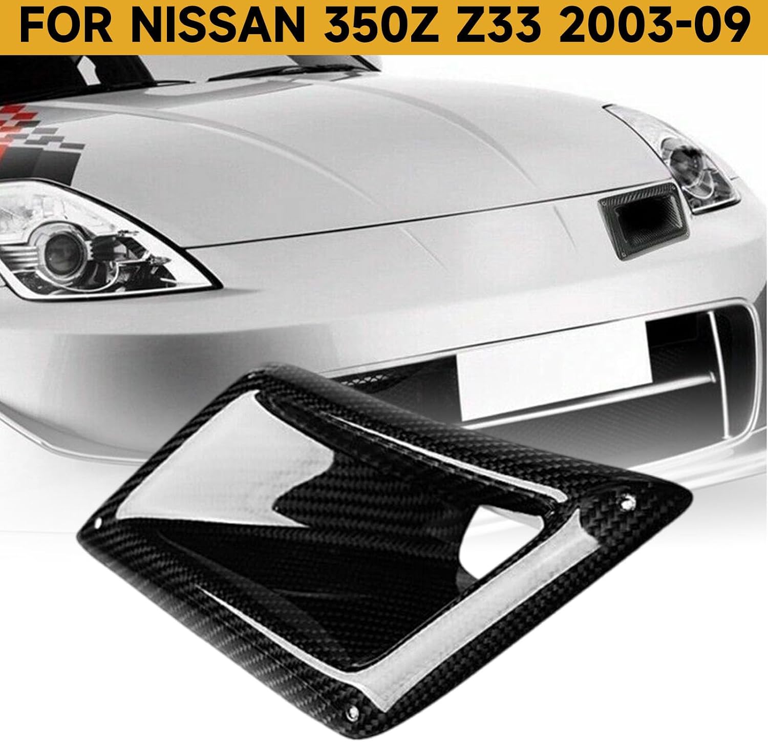 ya 2 8.15 Upgraded version for 2003-2009 for Nissan 350Z Z33 Left front bumper intake pipe New