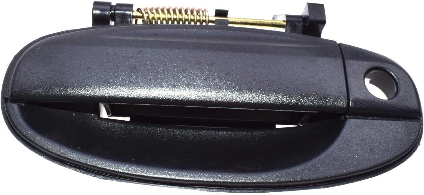 ya 2 8.15 Black Outside Exterior Door Handle Front Left Driver Side for 2004-08 Chevy Aveo