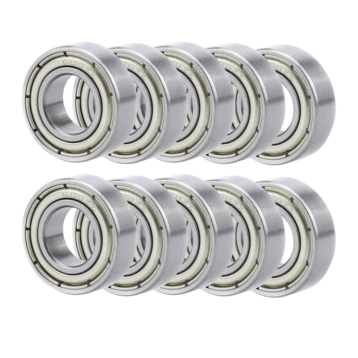 ya 16 10.20 baidi 10Pcs Carbon Steel 8 * 16 * 5mm Deep Groove Ball Bearing for Mini ature 688zz Kit K