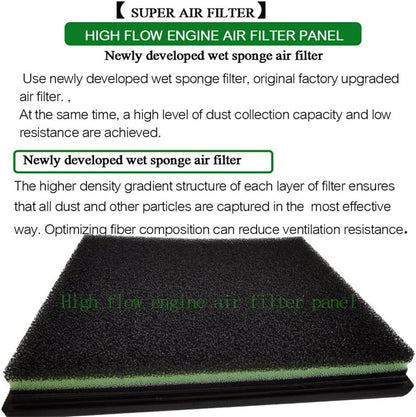 ya 13 9.15 baidi 1 PC 298x258mm Sponge air filter 17801-0P100/17801-0S020/17801-0S010