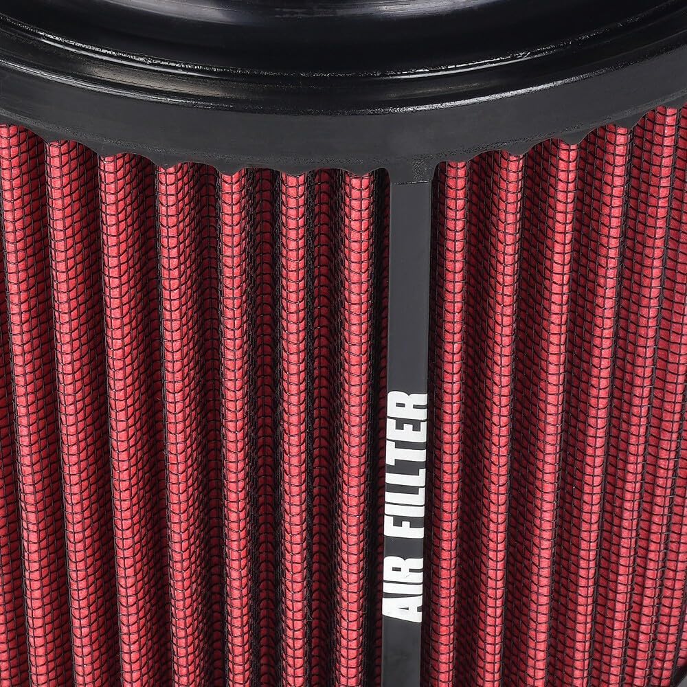 ya 13 9.15 baidi High Flow Per for MAN ce Cold Air Intake Air Filter 3, 3.5, 4 Inlet, 6.5 Tall