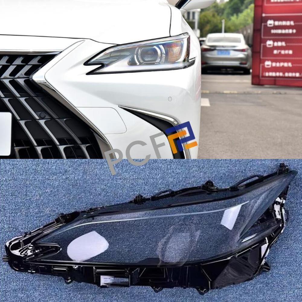 ya 4 8.24 baidi for Lexus ES 2019-2023 Left side headlight protective cover headlight housing + glue lens 