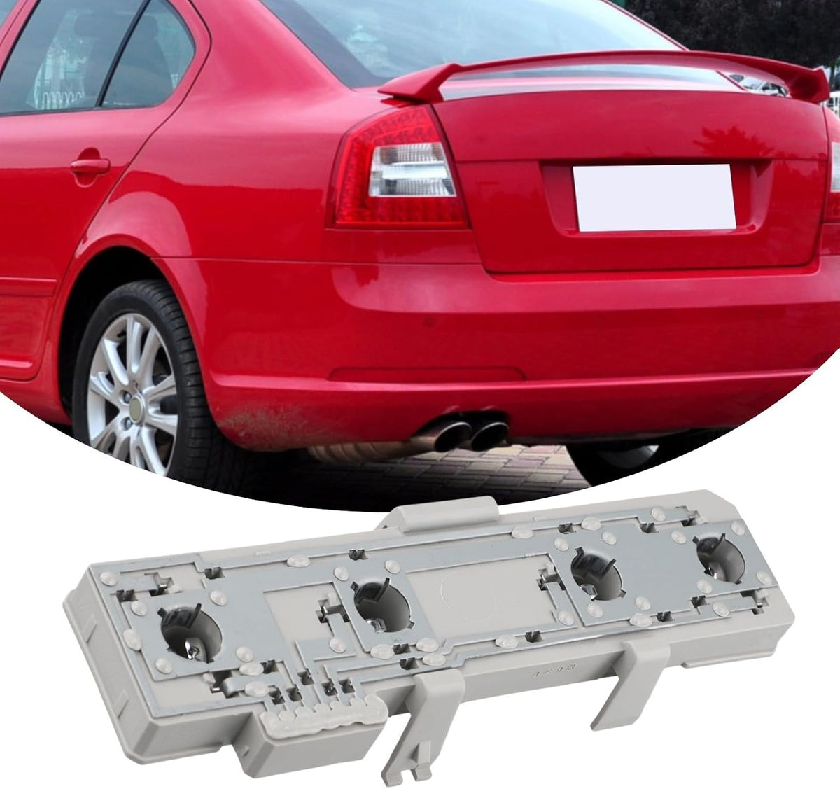 ya 4 8.14 Left Rear Light Bulb Holder for for Skoda for Octavia 2004-2012 1Z5945257A New