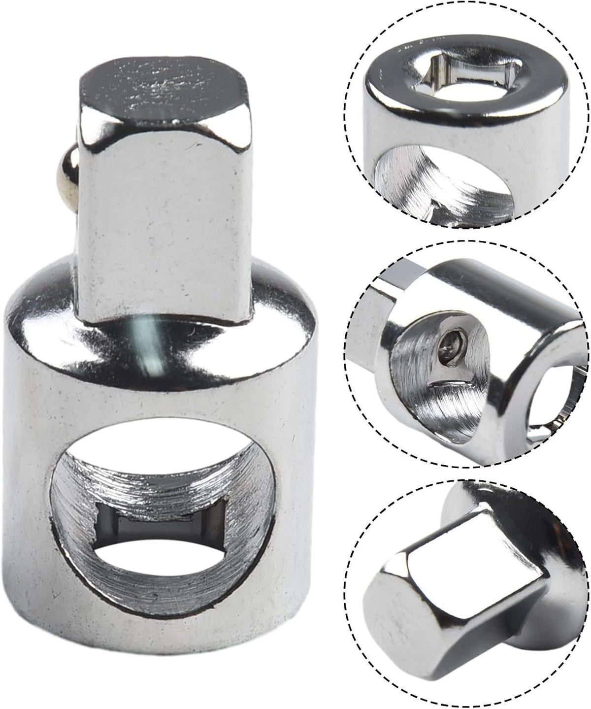 ya 14 9.20 baidi 3/8 to 1/2Inch Sliding Rod Socket Adapter Socket Wrench Ratchet Sleeve Adapter-1