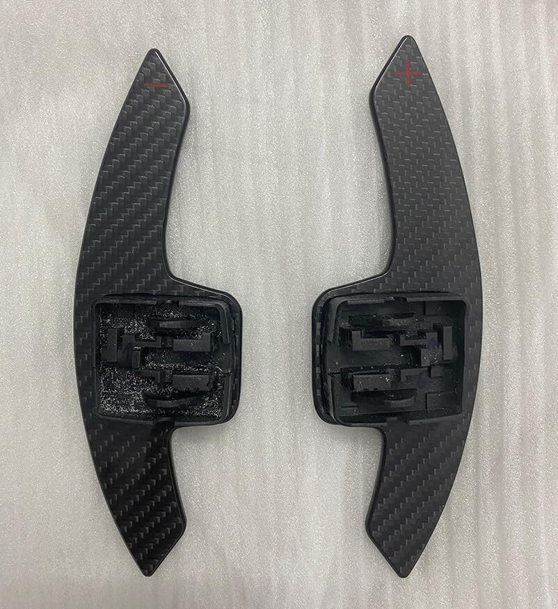 ya 5 8.24 baidi Carbon Fiber Paddle Shifters for 2014+ for Corvette C7 Camaro Steering Wheel Replace
