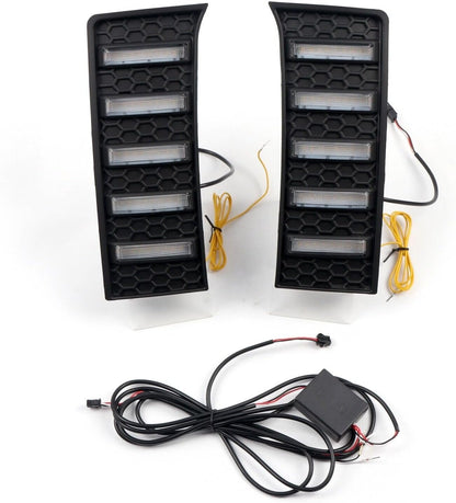 ya 3 8.24 baidi for Toyota Tandra 2022-2024 LED DRL Daytime Running Light Fog Light 1 Set 
