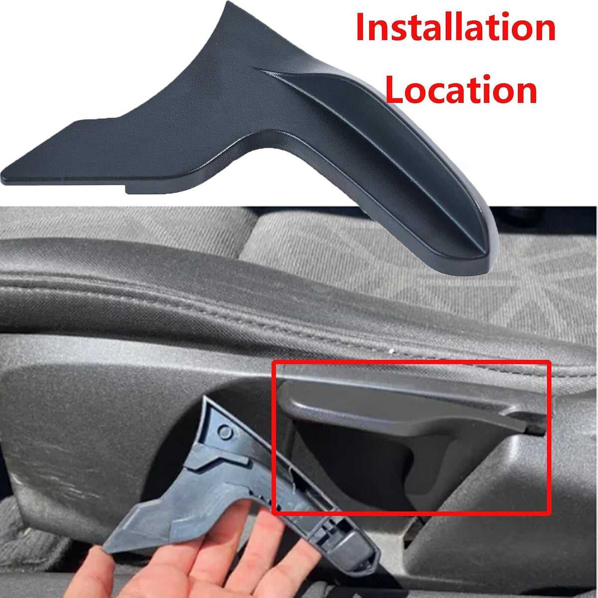 ya 4 8.8.2 1X for Ford Focus for SEAT Adjustment Handle Lever Front Right Black 8A61A61734AA