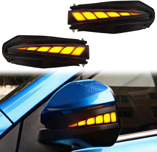 ya 4 8.8 for Toyota 4Runner 2014-2022 Side Mirror Sequential Dynamic Turn Signal Lights 