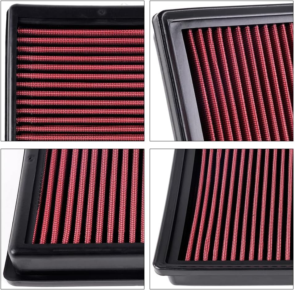 ya 13 9.15 baidi Per for MAN ce Engine Air Filter High-Flow Washable Replace 33-3005
