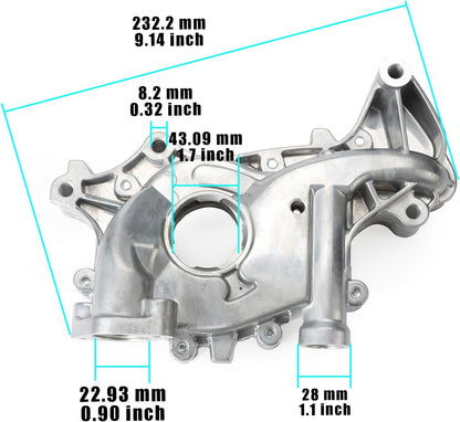 ya 4 8.10 for Ford Transit 3.5L 3.7L M390HV Engine Oil Pump High Volume 2007 2008 2009-20