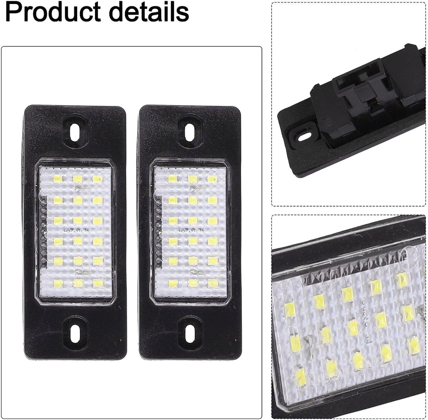 ya 4 8.8 LED license plate light for Skoda Fabia MK1 6Y light number high quality