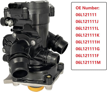 ya 2 8.15 Water Pump Thermostat Housing Assembly for VW Beetle for Golf for Passat for Tiguan EA888