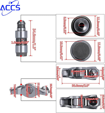 ya 4 8.14 48pcs Rocker Arms &Valve Lifters Kit For 2011-2020 for Jeep for Dodge for Chrysler 3.6L 3.2L