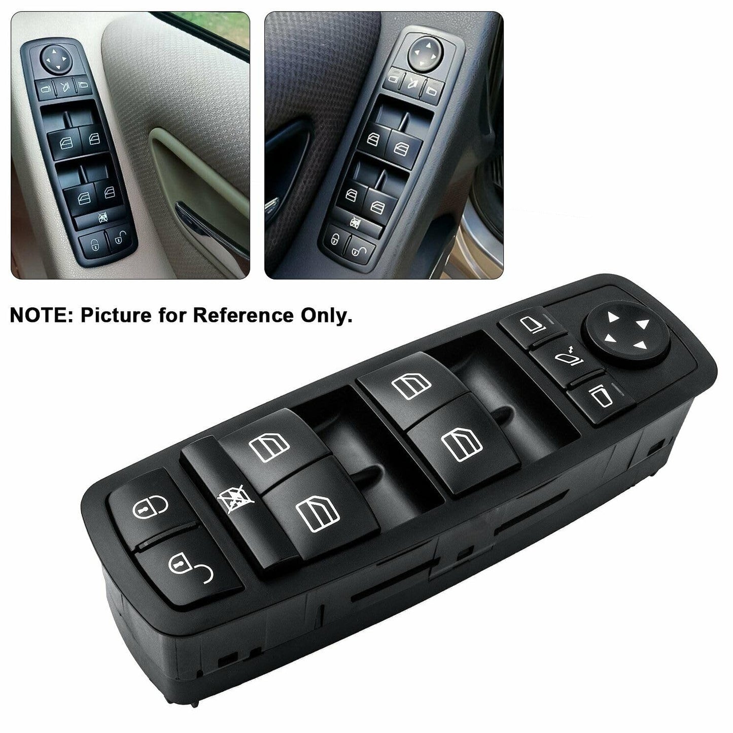 ya 6 8.24 baidi Suitable for Mercedes-Benz A-Class W169 BClass W245 1698206610 Power Window Master Switch 