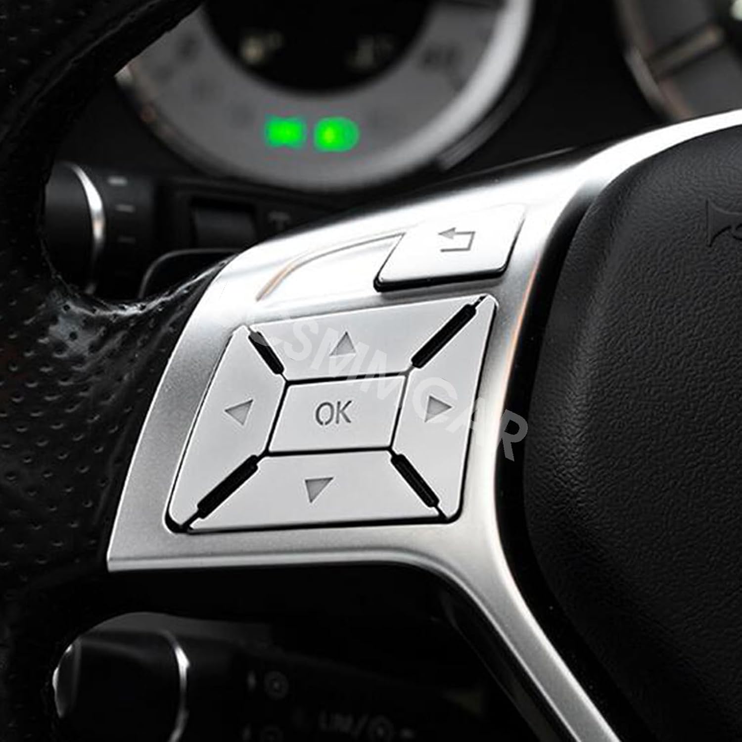 ya 5 8.24 baidi Fit for Mercedes-Benz ML Class W166 2012-2015 Steering Wheel Cover Decoration