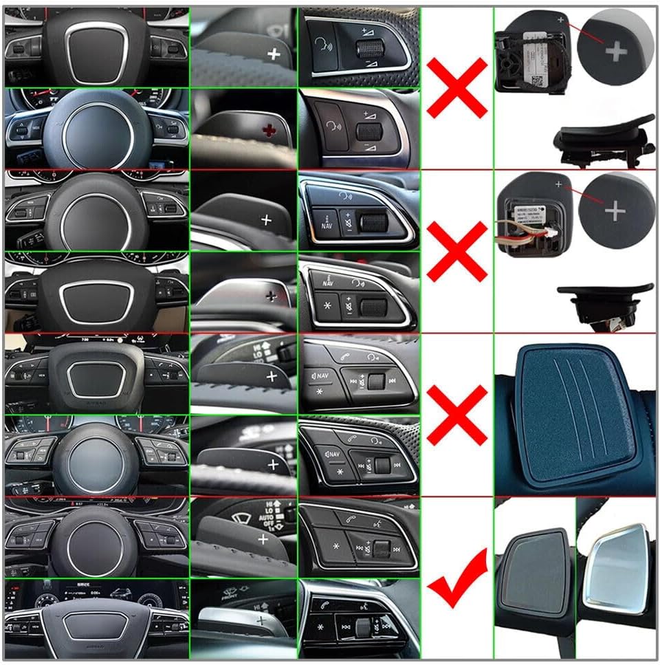 ya 5 8.24 baidi Shift Paddle Shifter Extension(Left+Right) Fit for Audi A6 C8 A7 4KA A8 S4 S5 2020