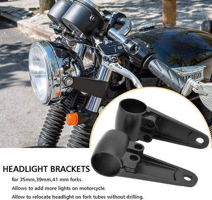 ya 4 8.24 baidi 35/39 /41 mm Universal Motorcycle Headlight Mount Bracket Fork Ear Aluminum