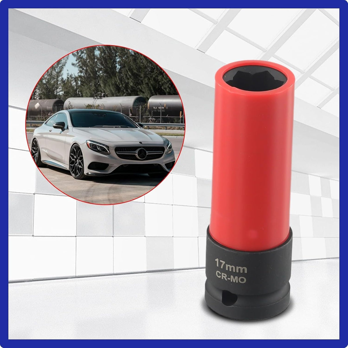 ya 13 9.15 baidi 1x CTA Tools 4218 Flower Design Lug Nut Socket for Mercedes