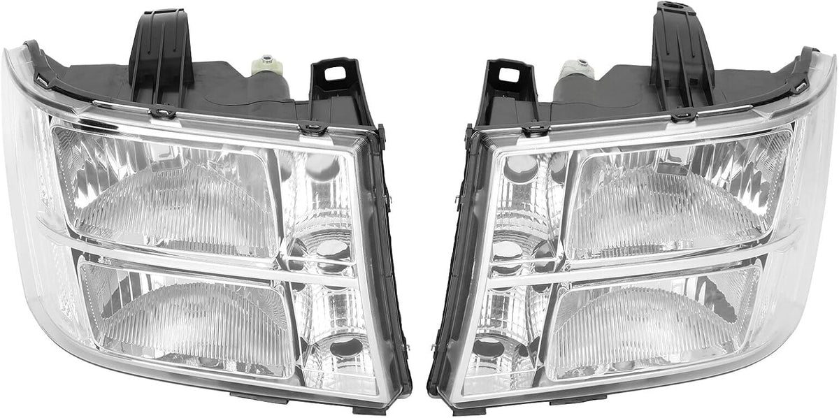 ya 10 9.16 zhengce Chrome Clear Headlights Assembly for GMC for Sierra 1500 2500HD 3500HD 2007