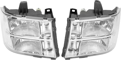 ya 10 9.16 zhengce Chrome Clear Headlights Assembly for GMC for Sierra 1500 2500HD 3500HD 2007