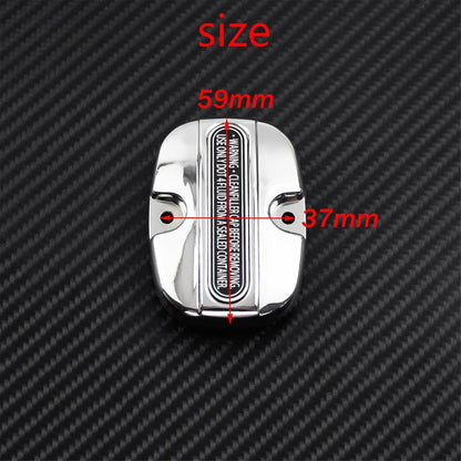 ya 28 10.13 zhengce Chrome Rear Brake Master Cylinder Cover w/Gasket Fit for 2008-18 for Harle