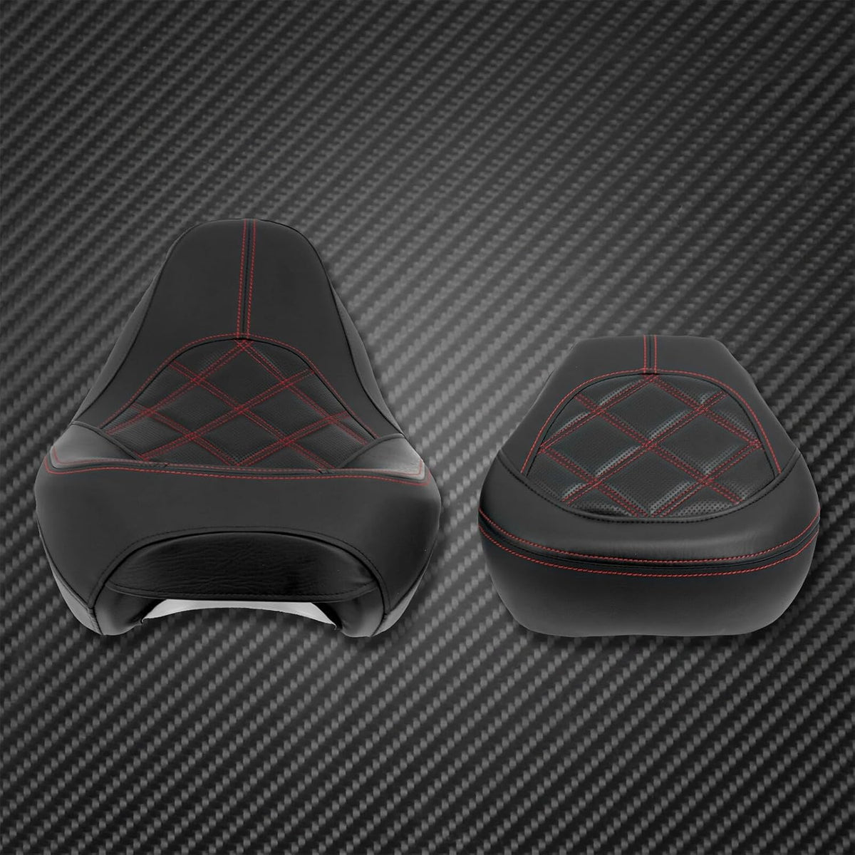 ya 4 8.8.2 Two Pieces Driver Passenger for SEAT Fit for Harley Touring Road Glide 2009-2021
