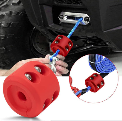 ya 4 8.8.2 Winch Stopper Rubber Heavy Duty Cable Line Saver Waterproof Rope Hook ATV UTV