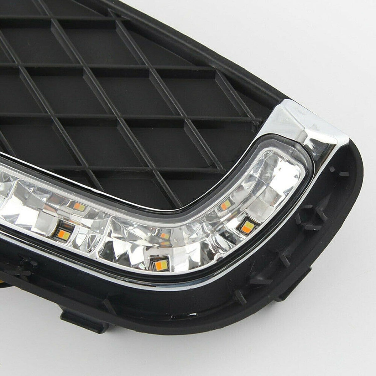 ya 4 8.8 1 Dual LED DRL Daytime Running Fog Light for Mercedes-Benz for Smart ForTwo 2008-2011