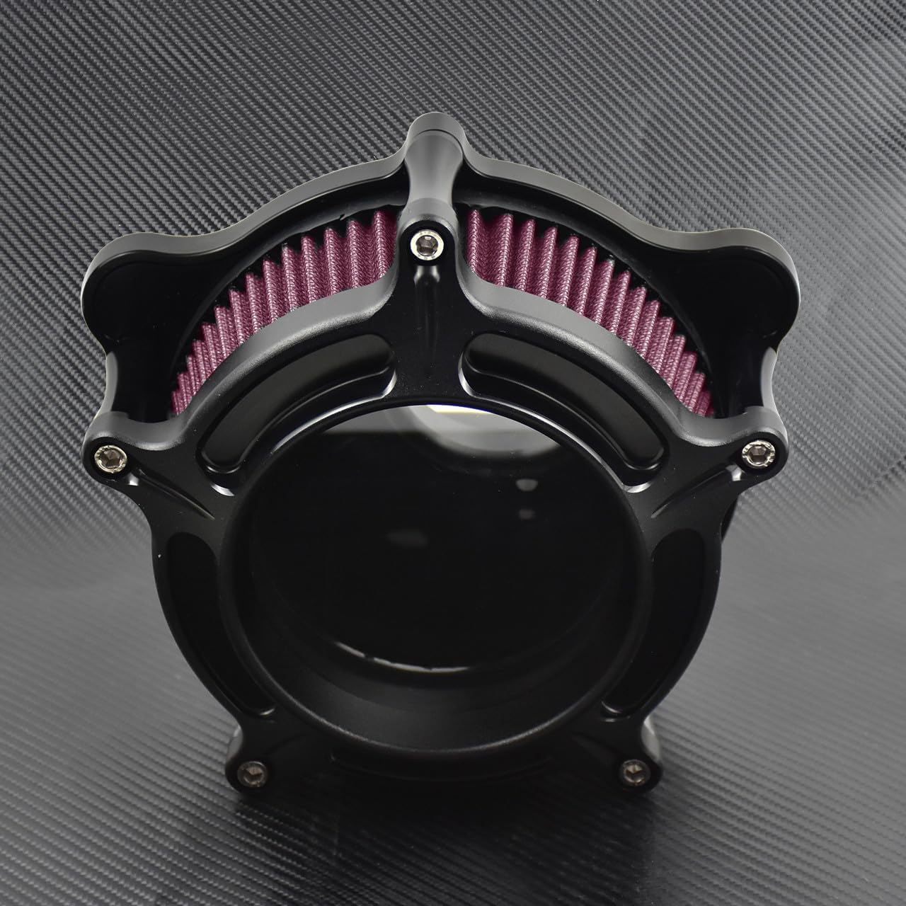ya 8 8.24 baidi Clear Matte Air Cleaner Filter Red Element Fit for Harley Touring Trike 2008-16