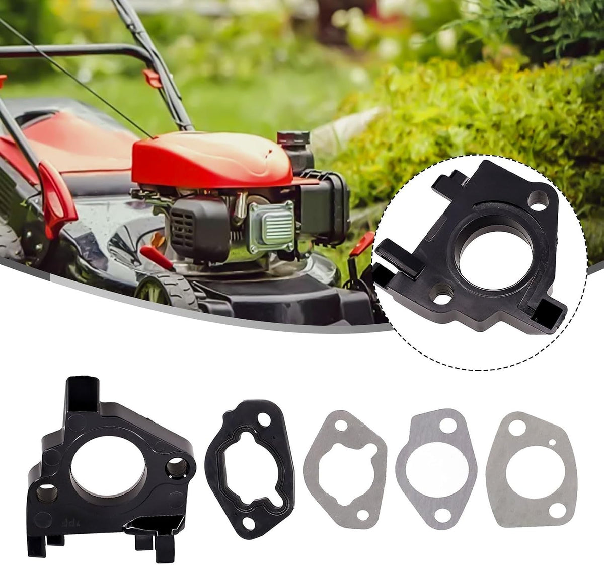 ya 26 10.21 baidi Practical Carburetor Kit Spare Parts with Spacer 13HP 11HP Accessories-2